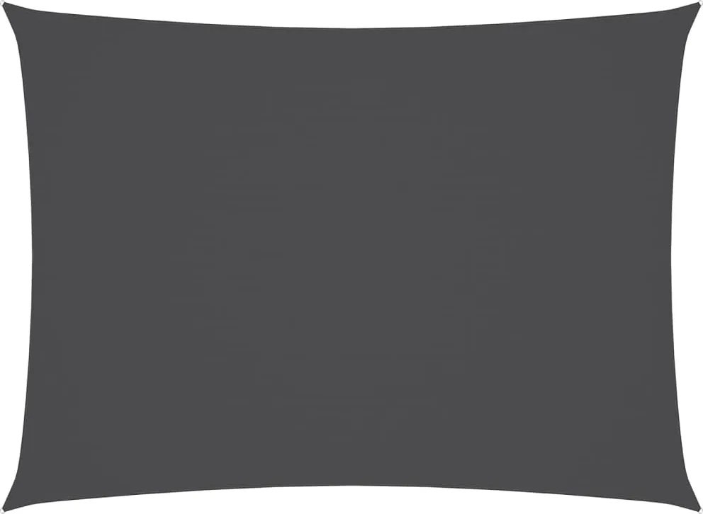 vidaXL Pânză parasolar antracit 3x4,5 m țesătură oxford dreptunghiular