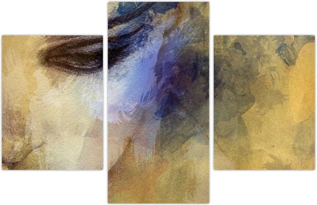 Tablou - Portretul femeii, desen (90x60 cm)