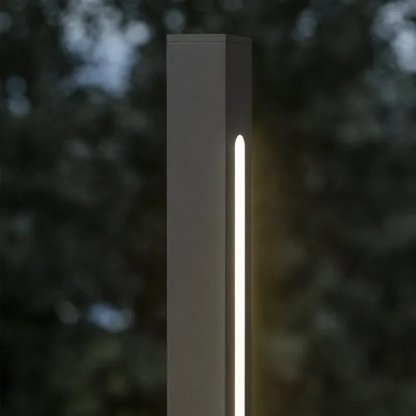Ideal Lux JEDI - lampă LED de exterior, 25W/230V, 160 cm, CRI 90, IP65, antracit