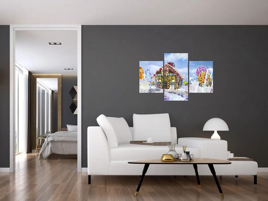 Tablou - Căsuță de turtă dulce (90x60 cm)