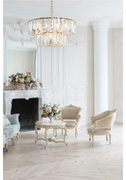 Lustră pe lanț Maytoni MOD043PL-12G PUNTES 12xE14/40W/230V auriu