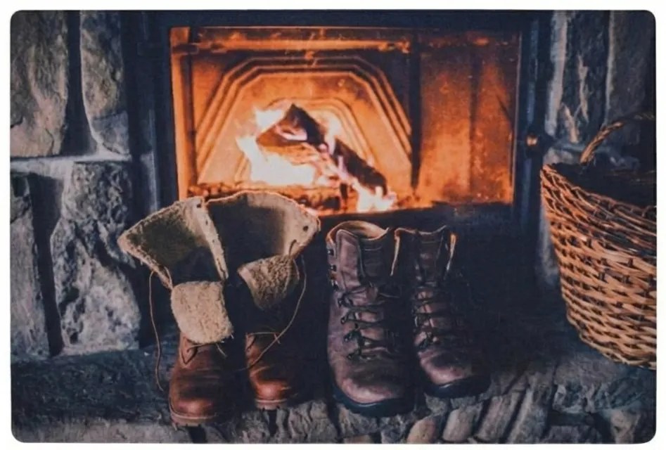 Covoras de Craciun RUSTIC WELCOME 38x58 cm - mai multe variante Varianta: Patine