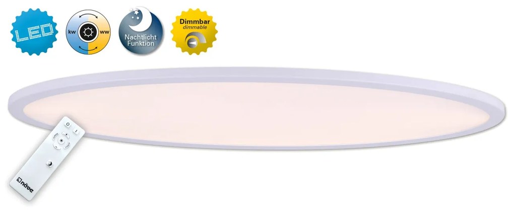 Plafoniera dimabila cu iluminat LED si telecomanda Amalfi 40x100cm 1294323 NV