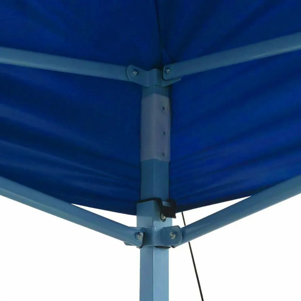 Pavilion pliant 2,9x4,25m-albastru, cu geanta de transport