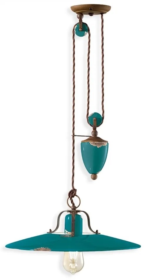 Pendul cu inaltime reglabila design retro realizat manual din ceramica COUNTRY