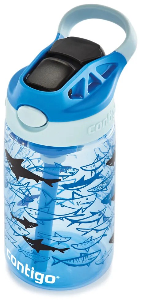 Sticlă pentru copii Contigo Easy Clean 420 ml Blue Sharks