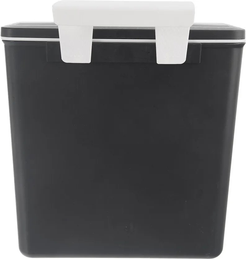 Coș de gunoi negru din plastic 13 l – Orion