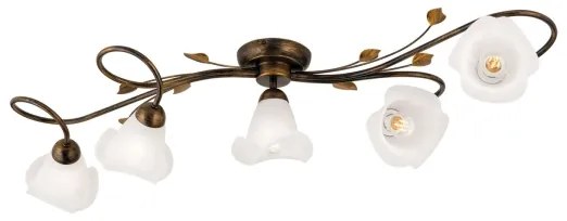 Lustră aplicată Orion DL 7-789/5 SISI 5xE14/40W/230V bronz/patină