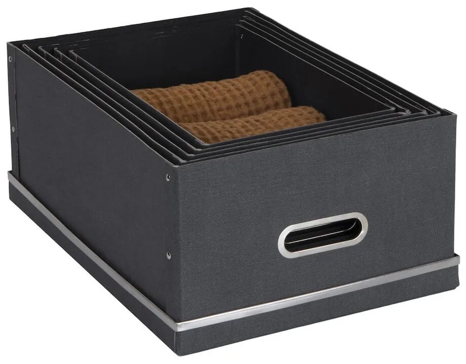 Cutii de depozitare 5 buc. cu capac Joachim – Bigso Box of Sweden