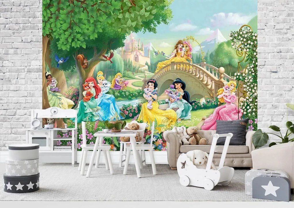 Fototapete Copii, Printesele Disney in gradina Art.030166