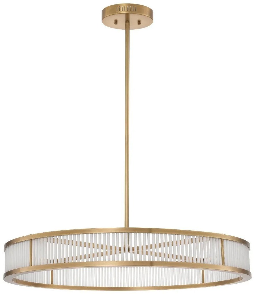 Lustra LED dimabila suspendata design elegant Thibaud L, alama antic