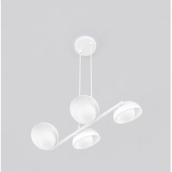 Candelabru cu cablu BOOM, 4x G9, 8W, 230V, alb