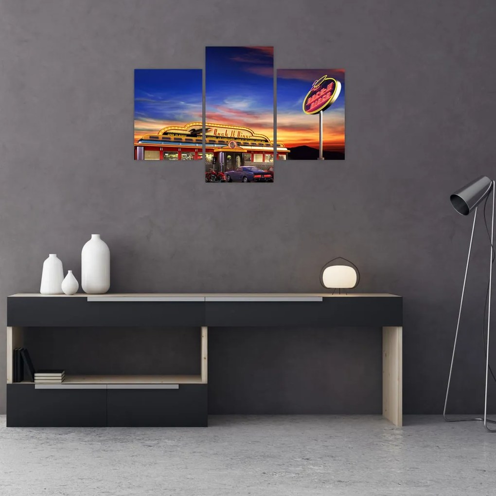 Tablou - Bar de seară (90x60 cm)