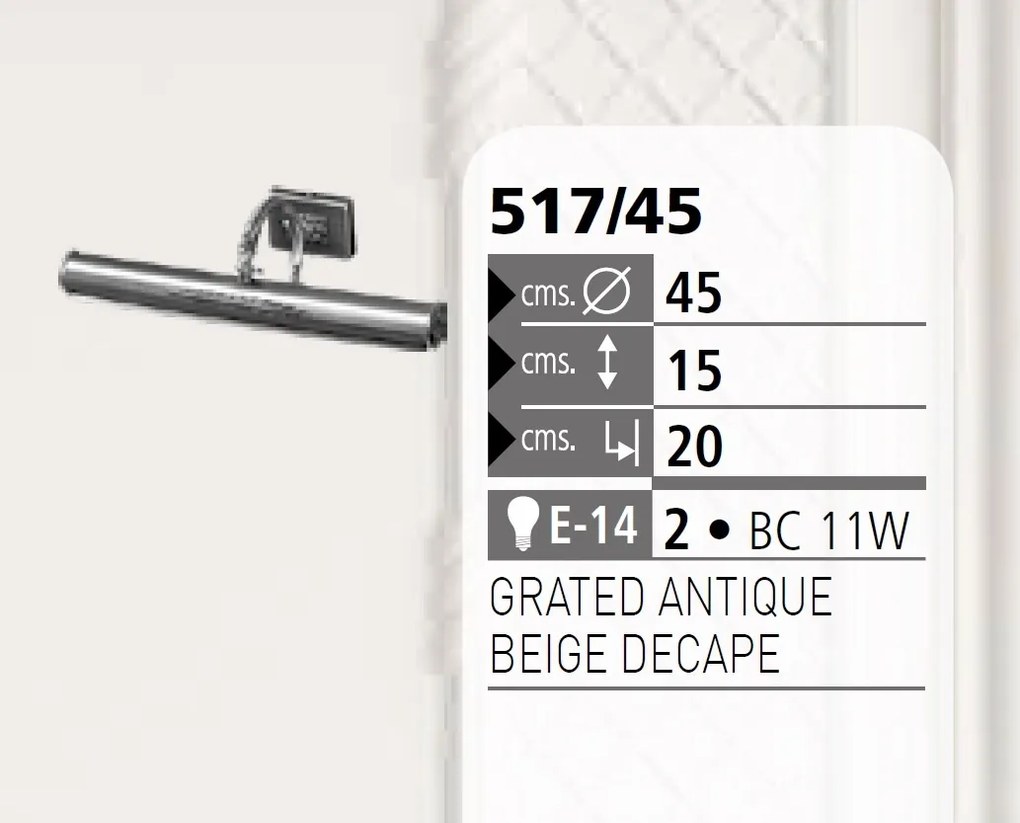 Aplica de perete tablou Picture Light 517/45 Bejorama