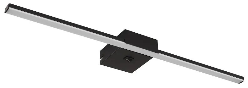 Aplica LED design modern Jaime negru, opal