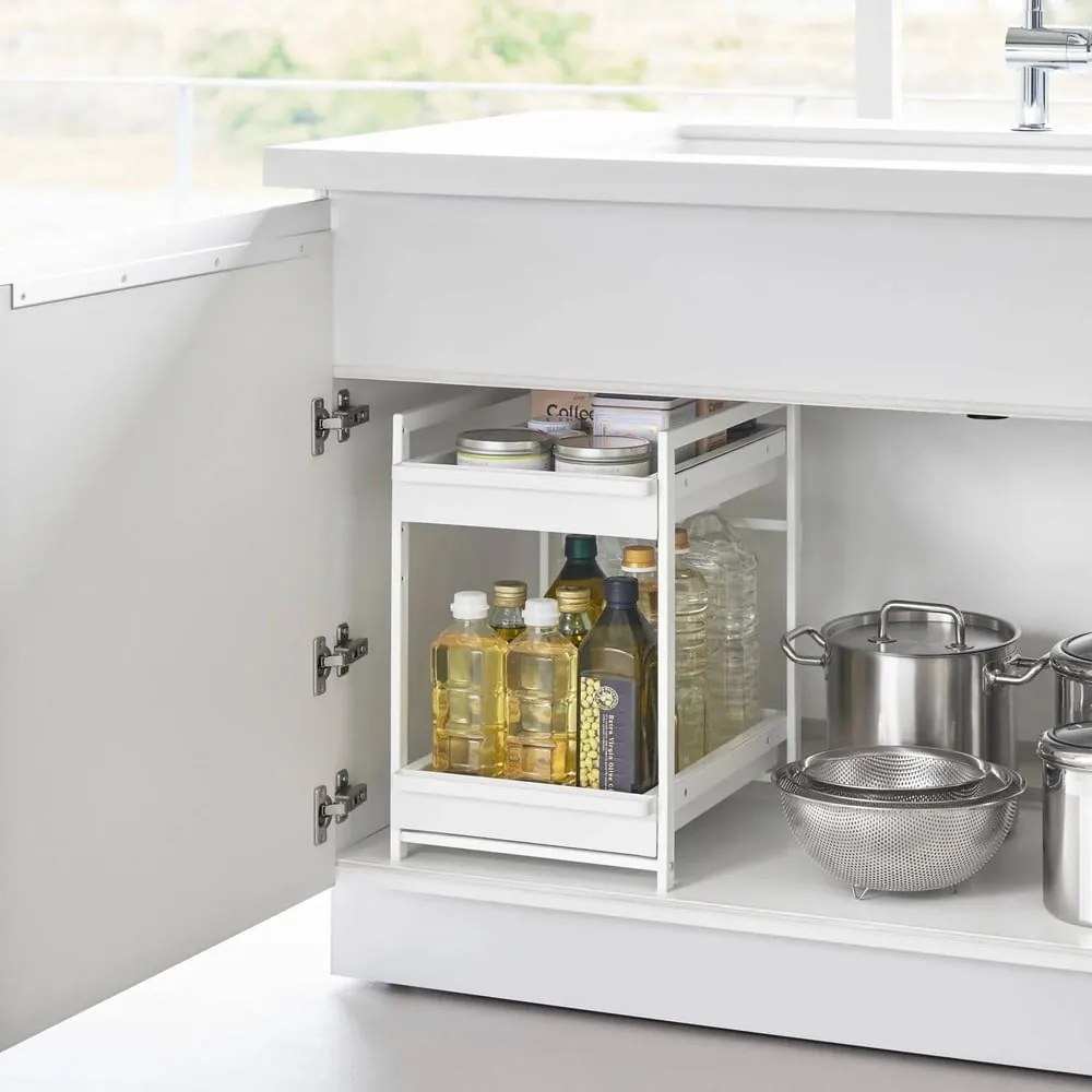 Raft suplimentar alb din metal 30x42 cm Tower – YAMAZAKI