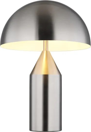 Globo 21030N - Lampă de masă ATOMA 2xE27/40W/230V crom mat