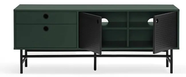 Masă TV verde închis 140x52 cm Punto - Teulat
