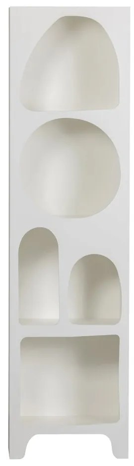 Bibliotecă albă 48x180 cm Caz – WOOOD