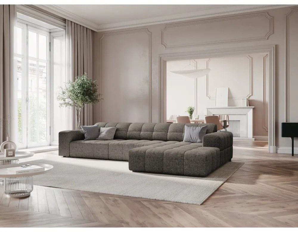 Colțar gri închis (cu colț pe partea dreaptă) Chicago – Cosmopolitan Design