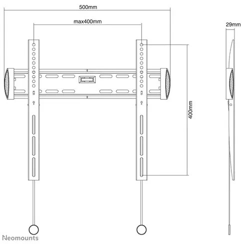 Suport perete NM 32"-55" 50kg ng