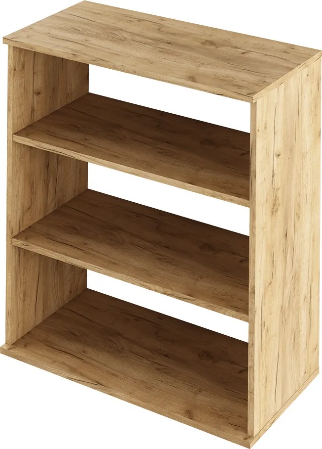 Raft RESITA TYP 4, stejar artisan, DTD laminat, 71x35x80 cm