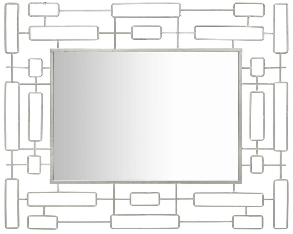 Oglinda de perete Ice, fier oglinda, argintiu, 80X2.5X100 cm