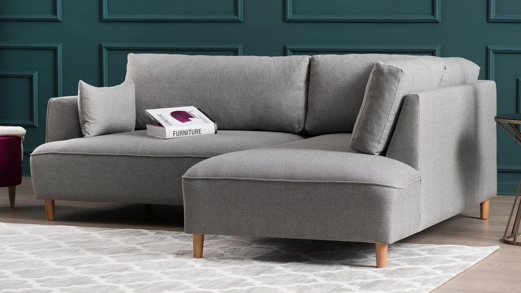 Canapea de colț Felix Extra Soft Corner Sofa Right - Light Grey