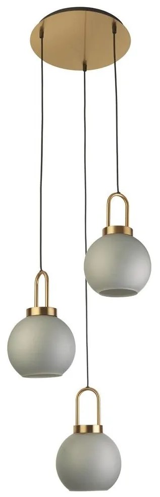 Lustra cu 3 pendule design modern Snowdrop