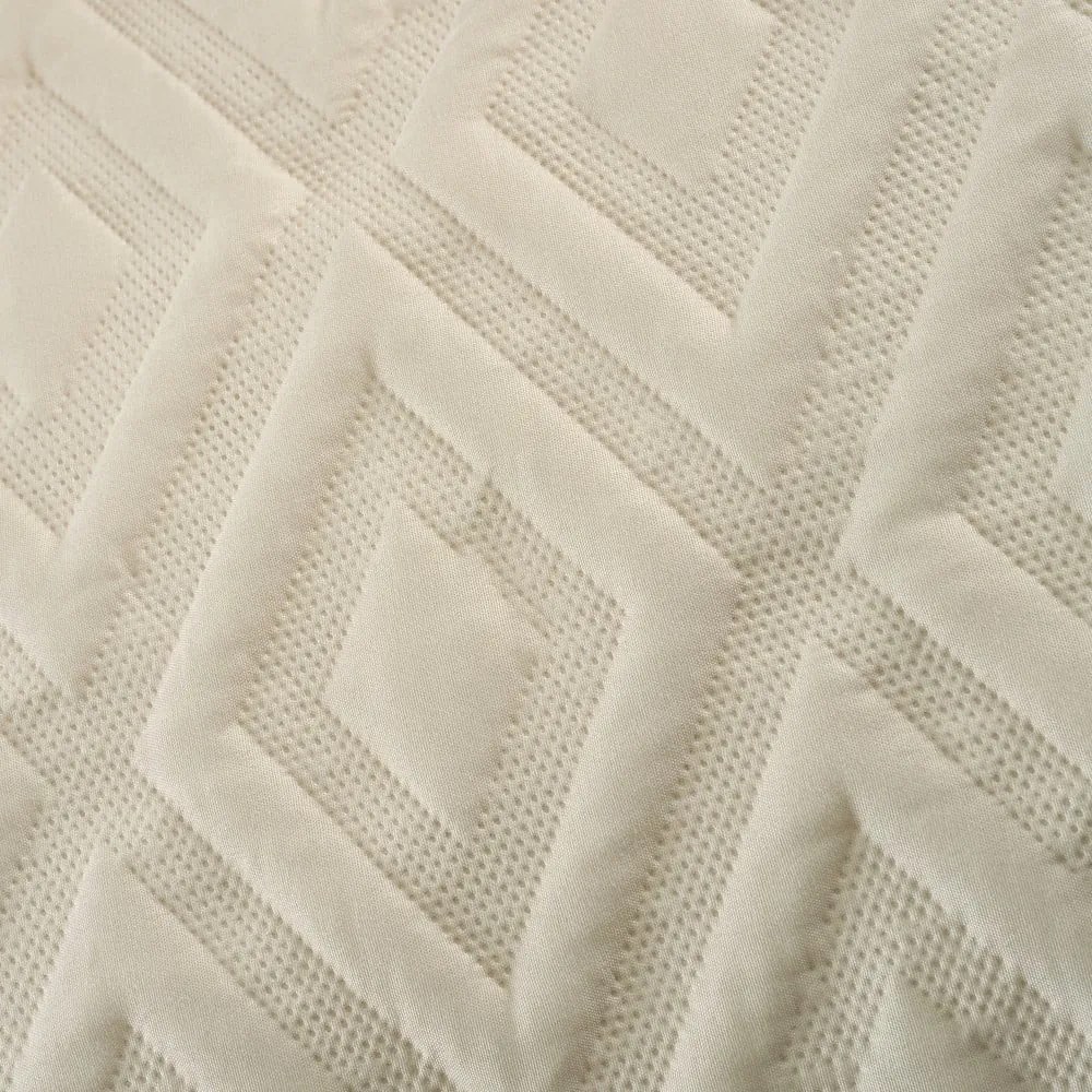 Lenjerie de pat bej pentru pat dublu, extinsă 230x220 cm Jacob Geo – Catherine Lansfield