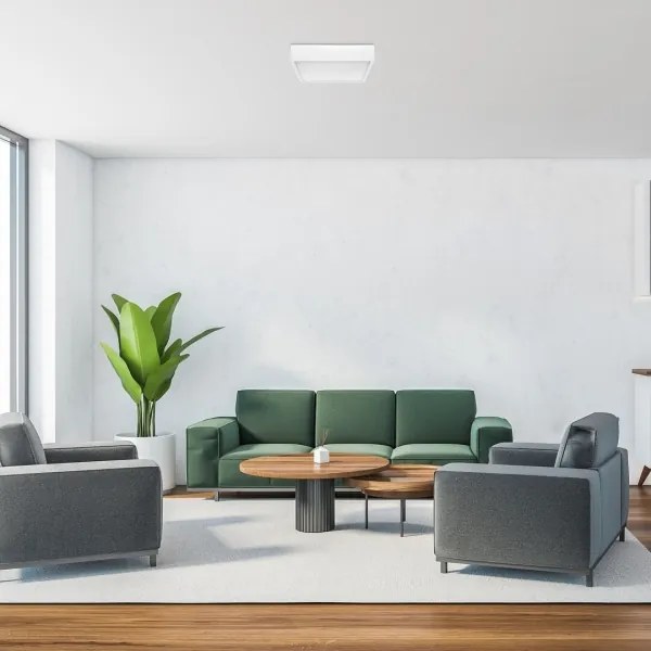 Plafonieră LED Rabalux 71245 LAURI LED/22W/230V 21x21 cm alb