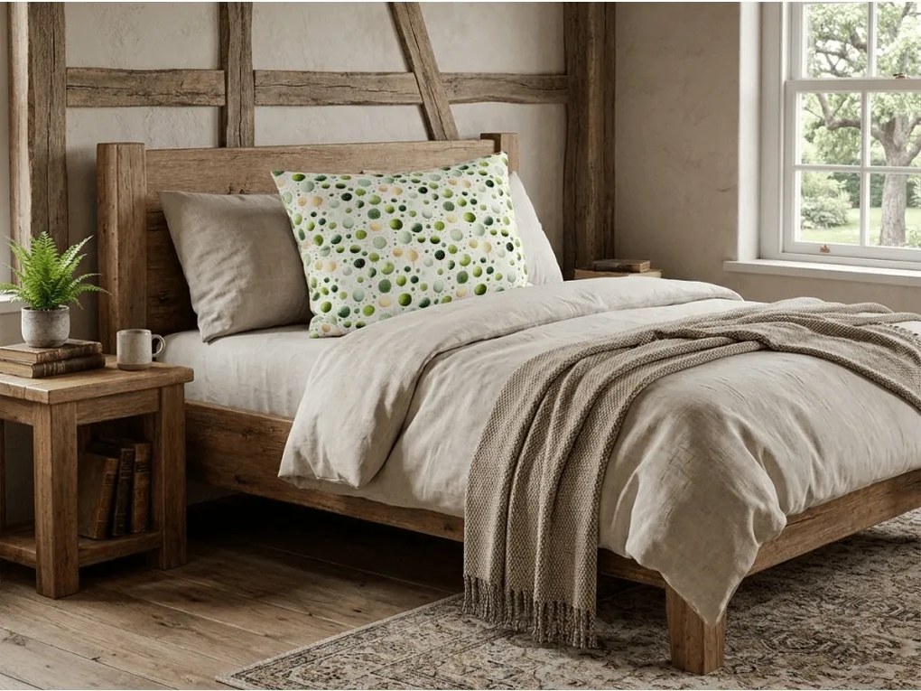 Fata de perna din polibumbac GREEN TREES POLY 70x90 cm, verde