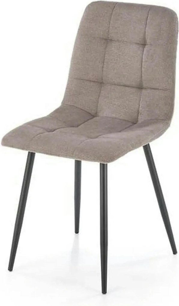 Scaun K560, gri/negru, stofa clasica/metal, 45x53x88 cm