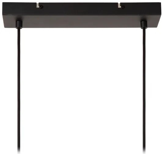 Lustră pe cablu Lucide 45409/04/30 MAYA 4xE27/40W/230V negru