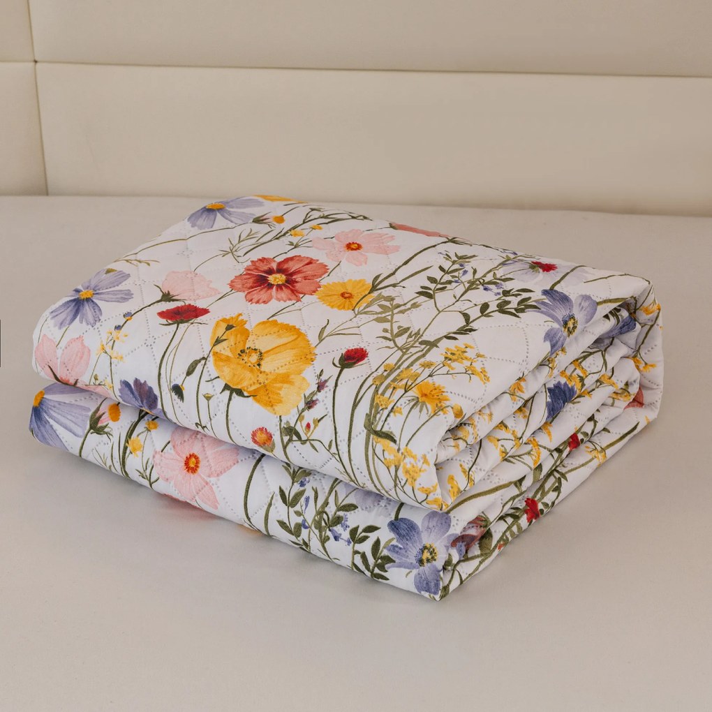 Cuvertura de pat WILDFLOWERS, colorata Dimensiune: 170 x 210 cm
