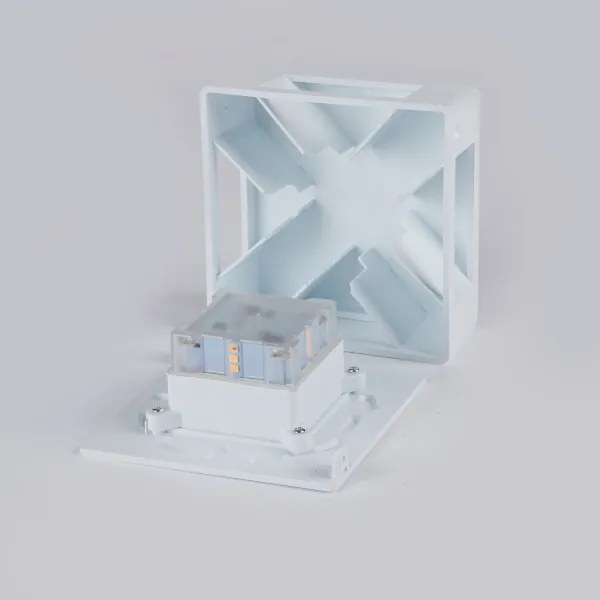 Brilagi - Aplică LED de exterior QUADRAY, 6W, 230V, albă, IP54