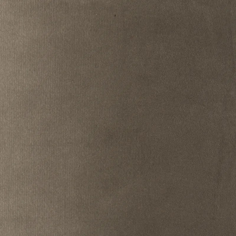 Abajur din catifea taupe 35/35/20 cu interior auriu