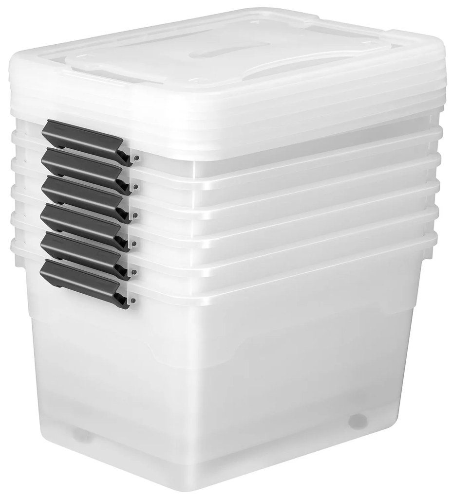 Cutie depozitare - 45L - set de 6