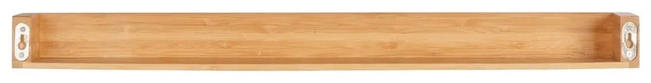 Suport de perete din bambus pentru prosoape Wenko Dark, lățime 60 cm