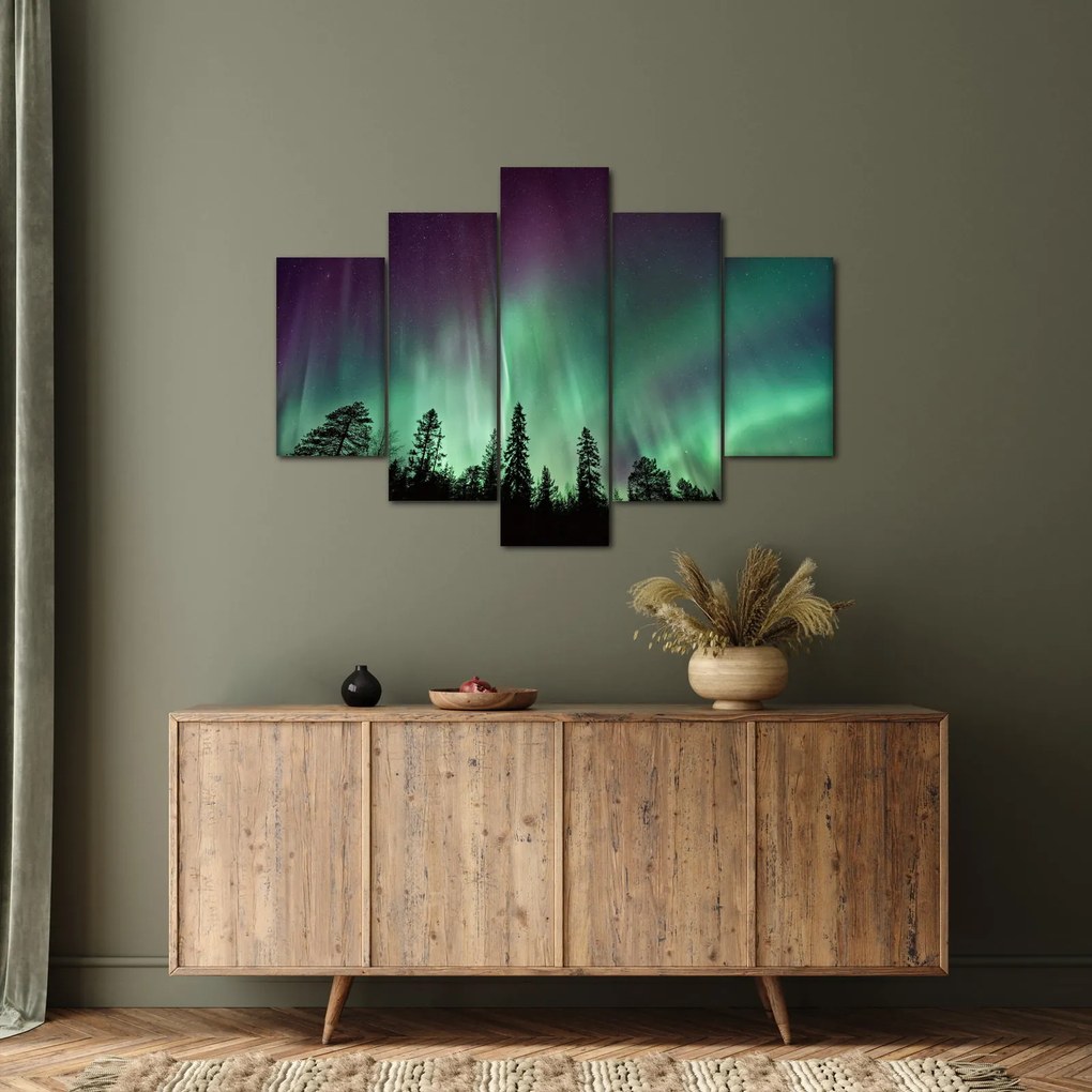 Tablou cu Northern Lights (150x105 cm)