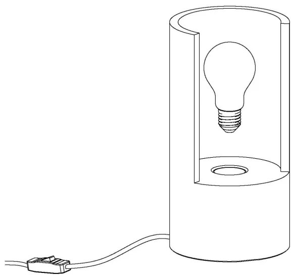 Lampă de masă LYNTON Eglo 49111 1xE27/60W/230V