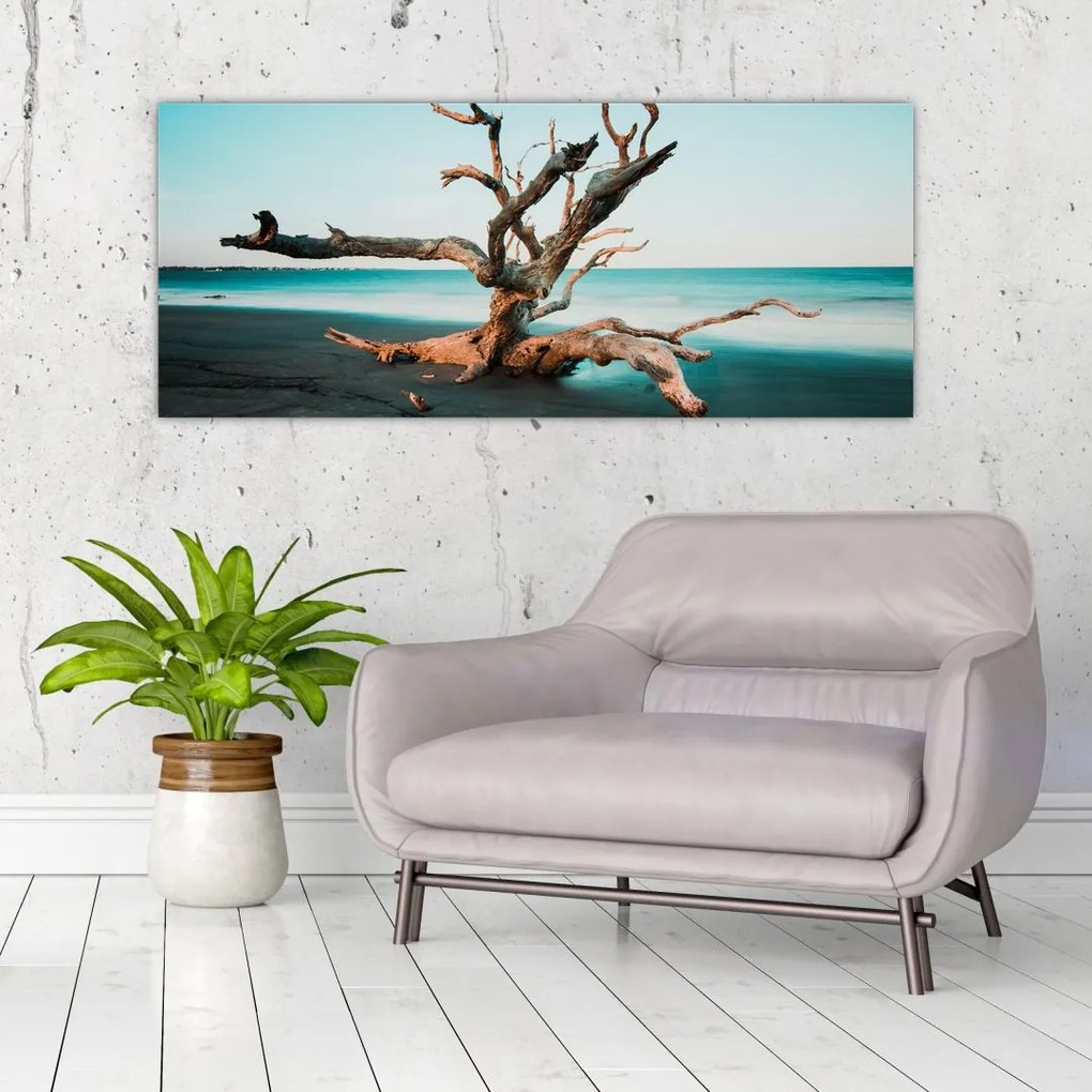 Tablou - Debarcare pe plaja (120x50 cm)