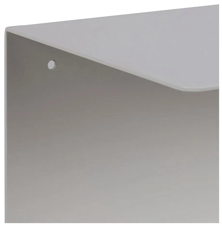Raft dublu de perete din metal Actona Joliet, lățime 35 cm, alb