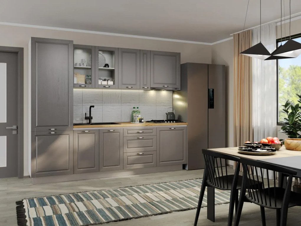 Set Mobila Bucatarie Cucina 262 cm C4