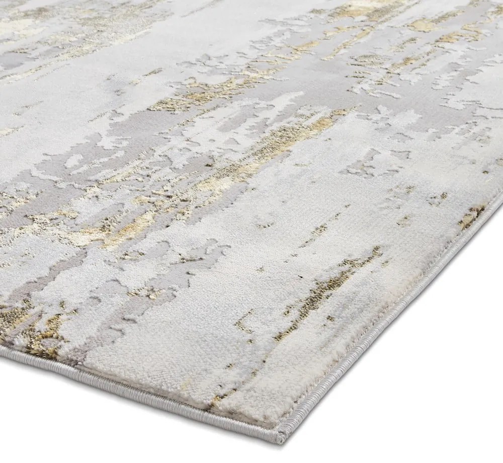 Covor gri deschis/auriu 200x290 cm Apollo – Think Rugs