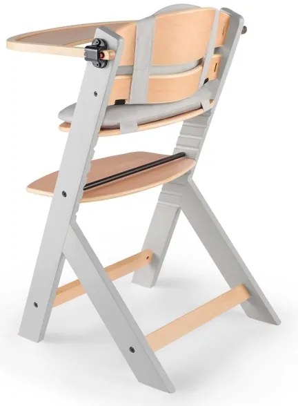 Scaun de masă cu tapițerie pentru bebeluși ENOCK gri KINDERKRAFT