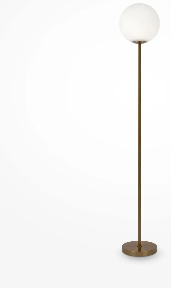 Lampadar, Lampa de podea moderna RING alama