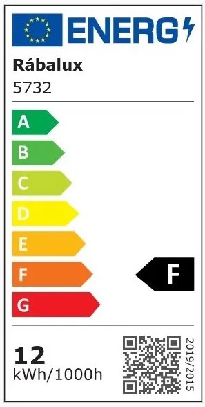 Aplica de perete LED baie, oglinda IP44 John 12W negru