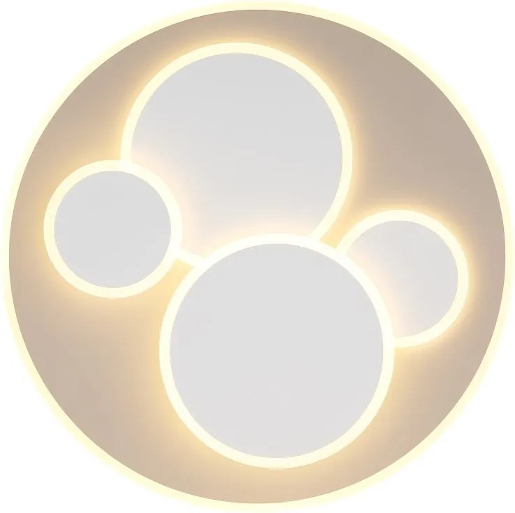 Lustra aplicata tavan design circular LED MONTY