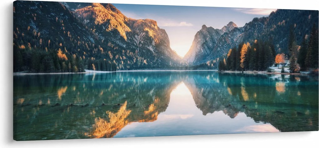 Tablou - Lacul montan (120x50 cm)